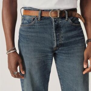 Buck Mason Ford Standard 13oz Japanese denim jeans.